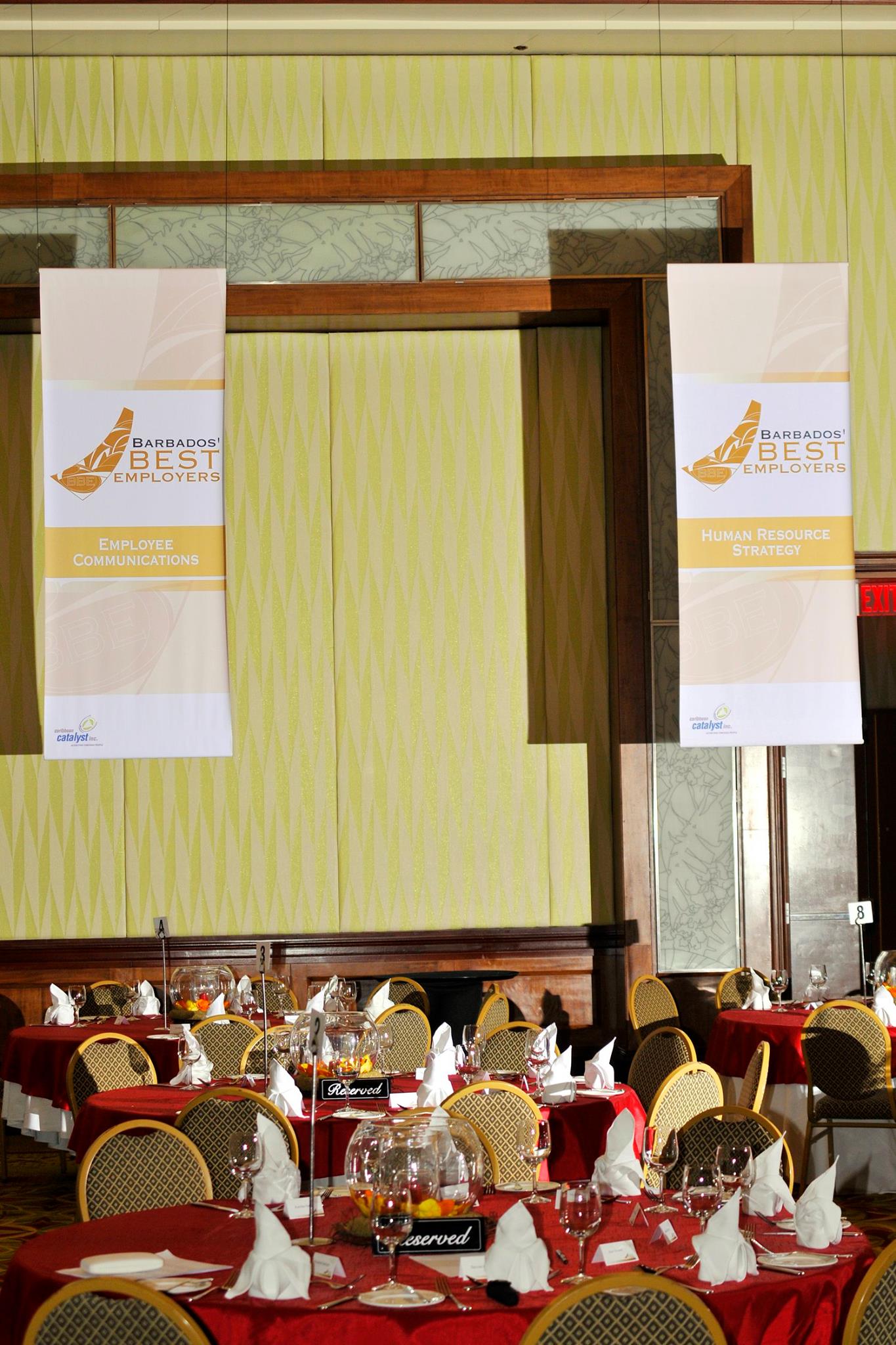 Before the start of the Awards Luncheon