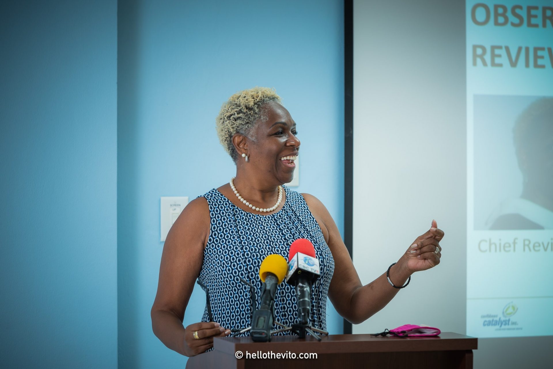 Pauline Jordan, Head Judge, speaking on behalf of the review panel