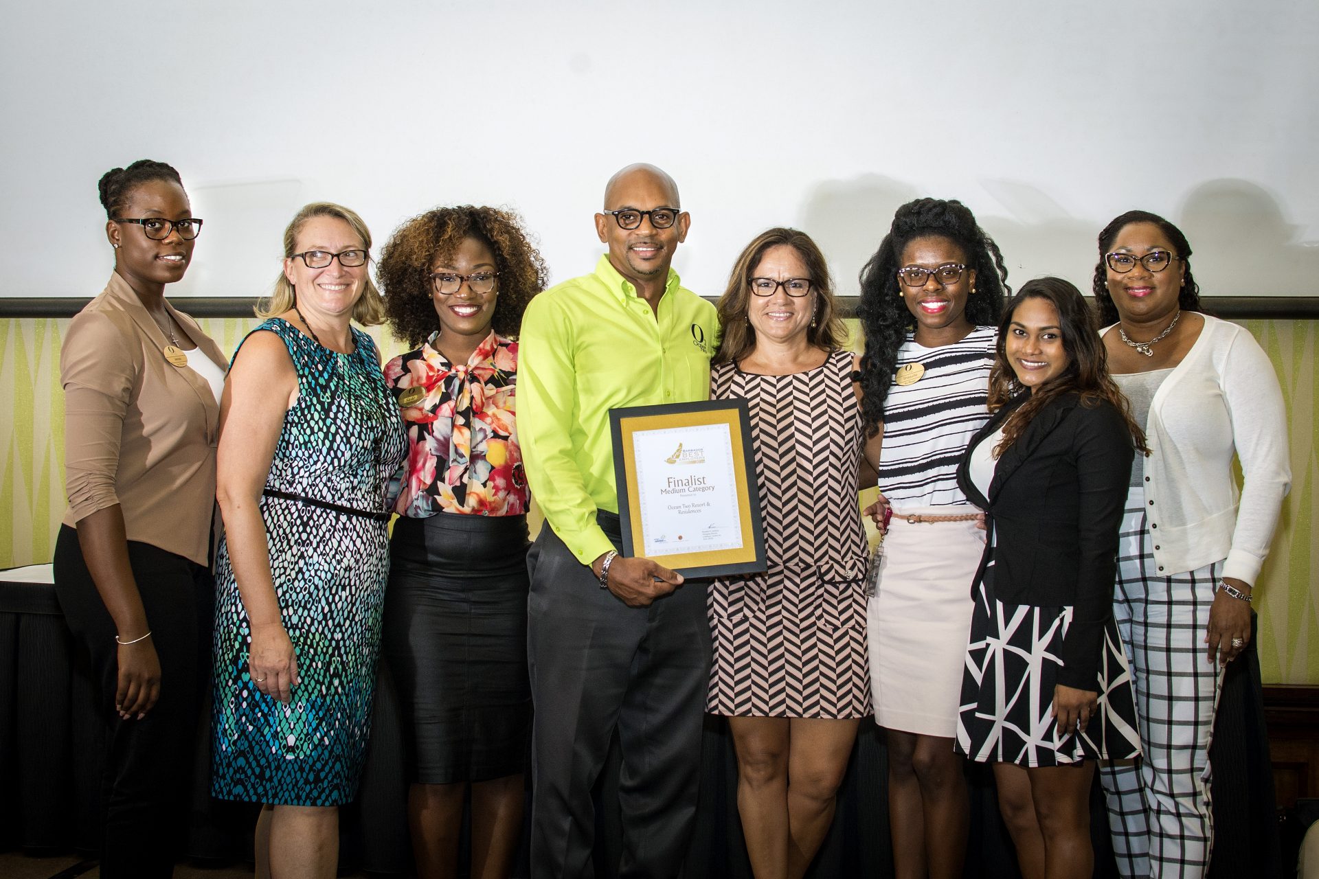 Team at Ocean Two Resort and Residences (finalist in the Medium Category)